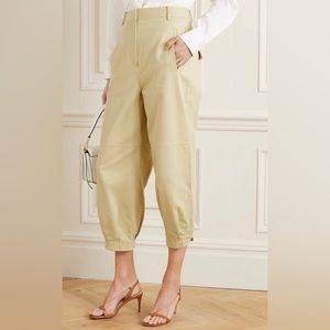 Tibi cropped cotton twill pants